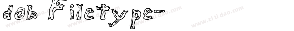 dob Filetype字体转换